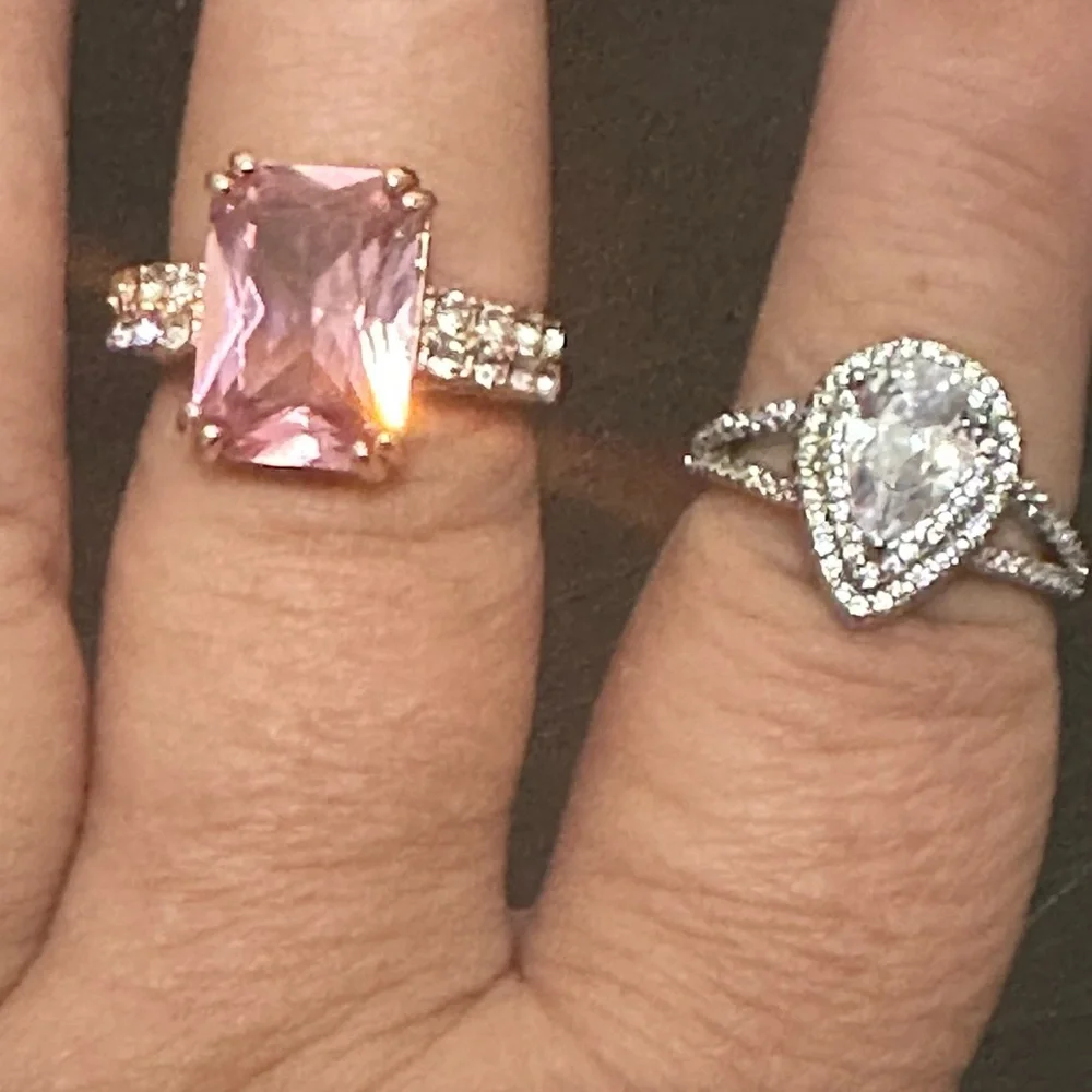 SET OF 2 FASHION RINGS - Picture 4 of 4